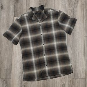 All saints Mens short sleeve button up